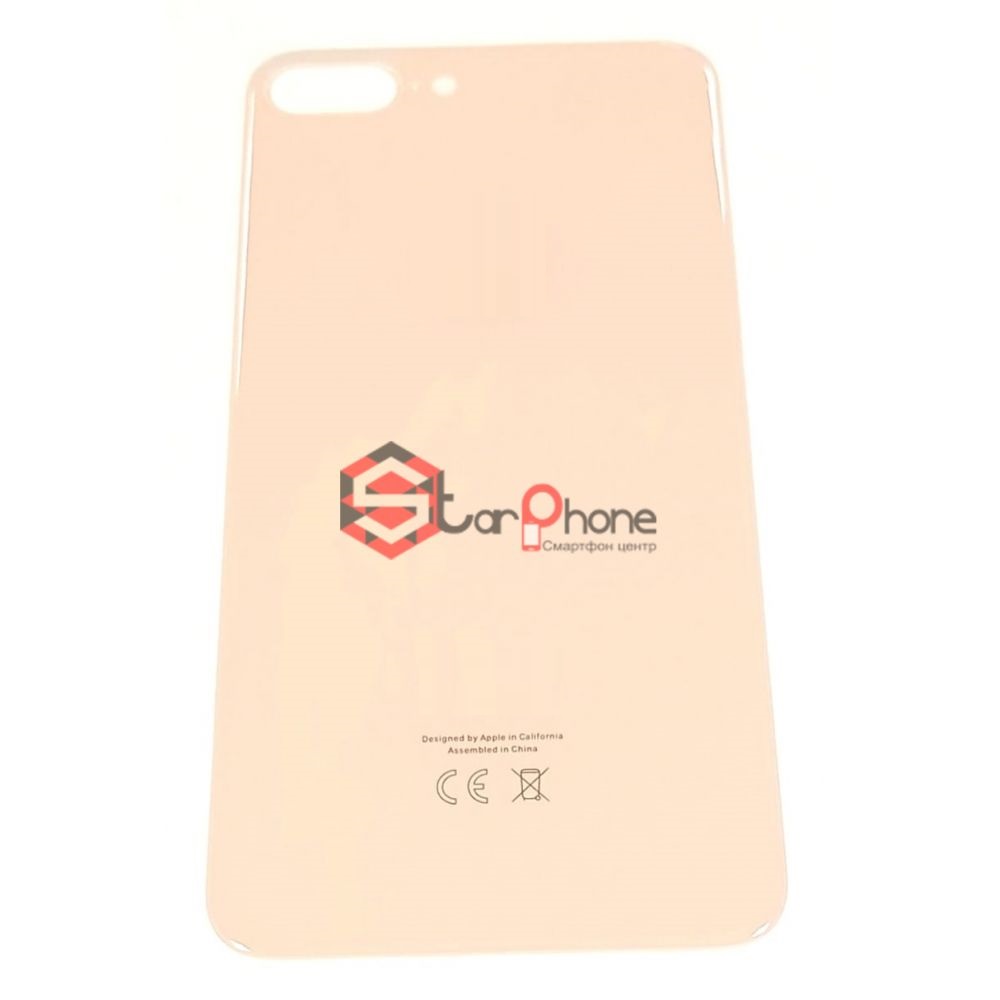 Задняя крышка для Iphone 8 plus, золото, большой вход