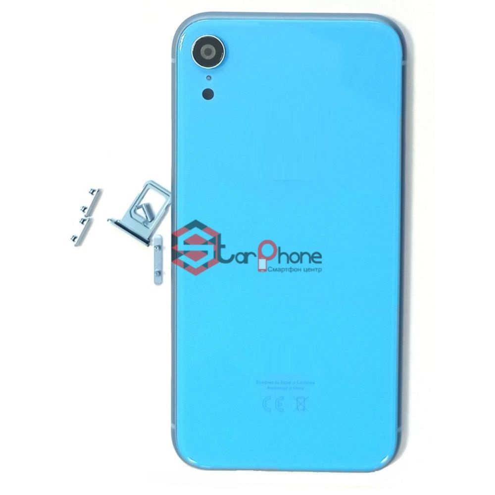 Корпус для Iphone XR, синий (CE)