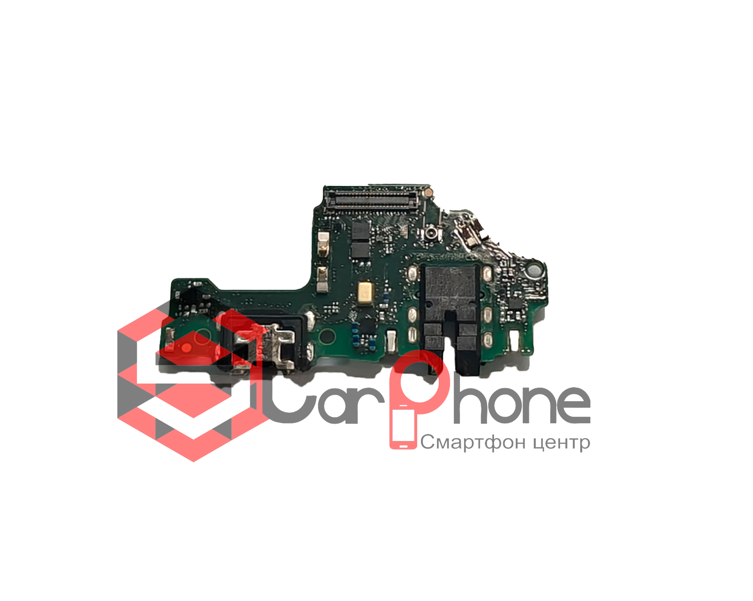 Шлейф для Huawei Y8s на системный разъем/микрофон, снятая