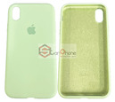 Чехол-накладка Iphone XR с логотипом Apple, светло-зеленый
