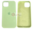 Чехол-накладка Iphone 14 pro max с логотипом Apple, светло-зеленый