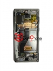 Дисплей + тачскрин SAMSUNG NOTE 10 (SM-N970F/DS), серебро в раме, Servise pack