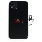 Корпус Apple Iphone 11, черный (CE)