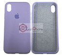 Чехол-накладка Iphone XR с логотипом Apple, светло-фиолетовый