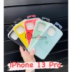 Чехол-накладка Iphone 13 pro, с логотипом Apple, голубой
