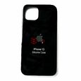Чехол-накладка Iphone 13 с логотипом Apple, черный