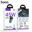 Автомобильное зарядное устройство HOCO Z16B PD45W(2C)