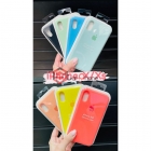 Чехол-накладка Iphone X/XS, с логотипом Apple, желтый