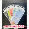 Чехол-накладка Samsung A02S, Silicone case розовый