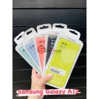 Чехол-накладка Samsung A12, Silicone case фиолетовый