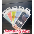 Чехол-накладка Samsung A22, Silicone case черный