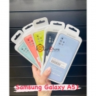 Чехол-накладка Samsung A51, Silicone case розовый