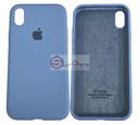 Чехол-накладка Iphone XR с логотипом Apple, темно-синий