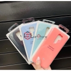 Чехол-накладка Xiaomi redmi 9, Silicone case светло-голубой