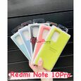 Чехол-накладка Xiaomi redmi note 10 pro, Silicone case розовый