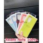 Чехол-накладка Xiaomi redmi note 10 pro, Silicone case фиолетовый