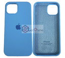 Чехол-накладка Iphone 14 pro с логотипом Apple, голубой