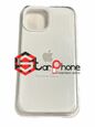 Чехол-накладка Iphone 15 с логотипом Apple, белый