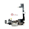 Шлейф для iPhone 11 Pro на системный разъем/микрофон белый