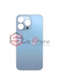 Задняя крышка для Iphone 13 pro, Голубой, большой вход, Премиум