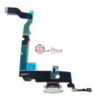 Шлейф для Iphone Xs max на системный разъем/микрофон,серебро