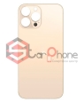 Задняя крышка для Iphone 13 pro, Золотой, большой вход, Премиум