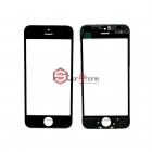 Стекло дисплея Iphone 5s + рамка + oca, black