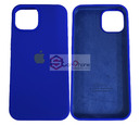 Чехол-накладка Iphone 14 с логотипом Apple, синий