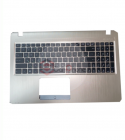 Клавиатура для ноутбука ASUS VivoBook X540YA (MP-13K93SU-9209), с рамкой, золотая