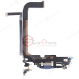 Шлейф для iPhone 13 PRO MAX на системный разъем/микрофон, синий, USED