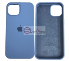 Чехол-накладка Iphone 14 pro max с логотипом Apple, синий