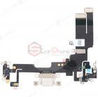 Шлейф для iPhone 14 на системный разъем/микрофон, белый, USED