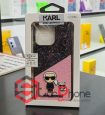 Чехол-накладка для Iphone 15 Pro Max Karl Lagerfeld, Черно-розовый